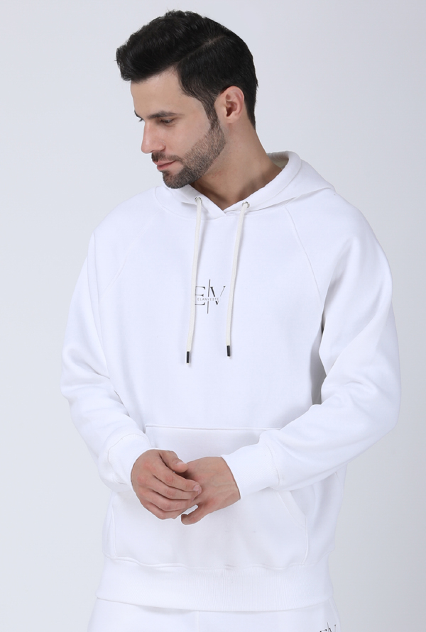 White Hoodie Men
