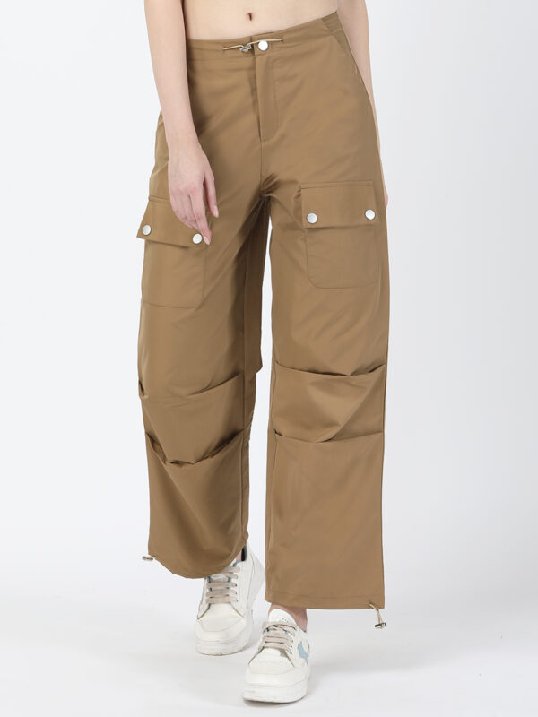 Brown Parachute Pant - Image 2