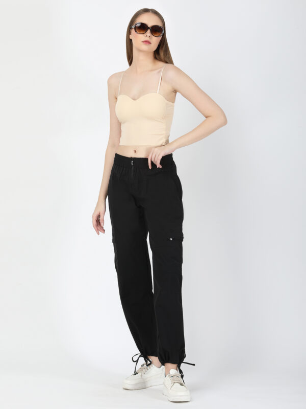 Black Parachute Pant