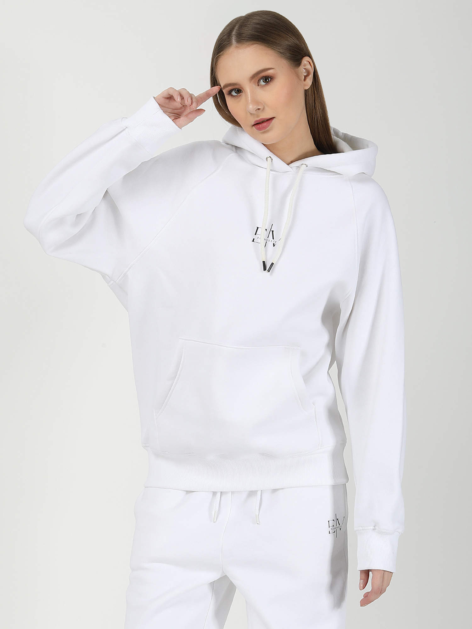 White Hoodie Women
