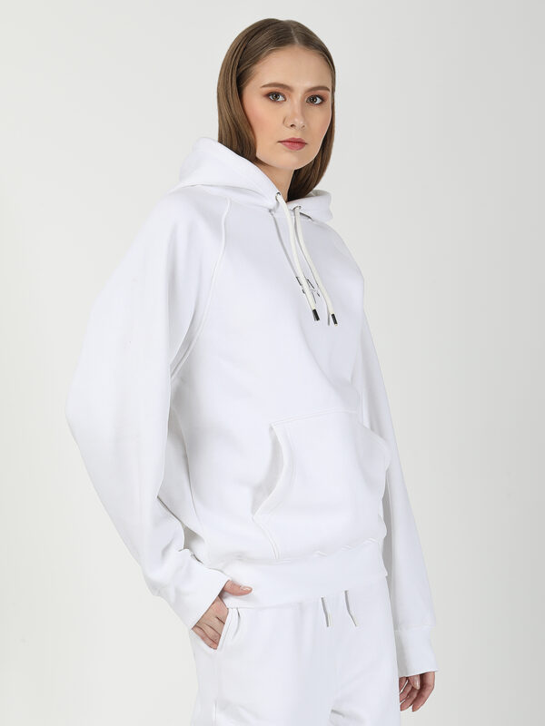White Hoodie Women - Image 3