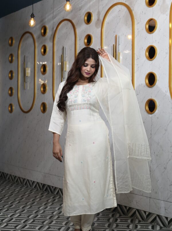 women white suit